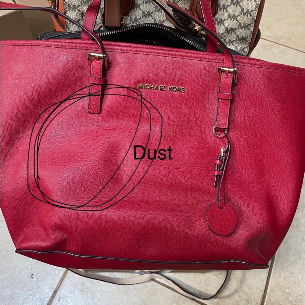 Red MK tote